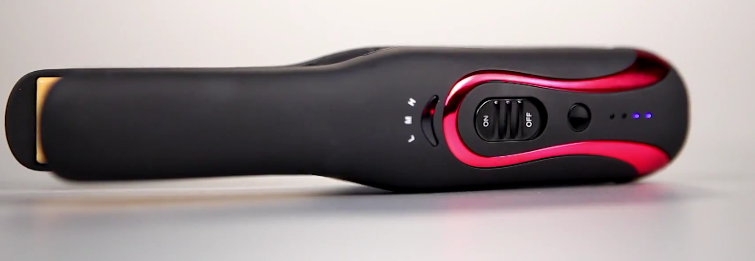 Adjustable temperature with 3 levels cordless flat iron