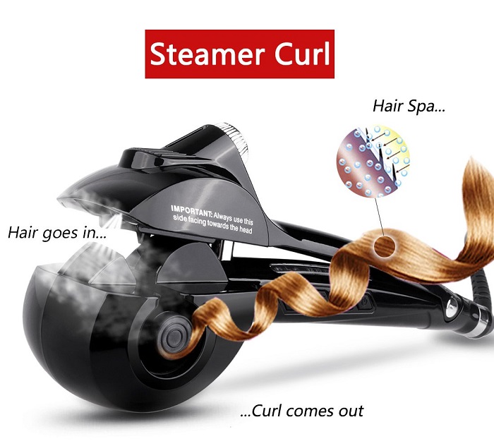 diglot automatic hair steam curler