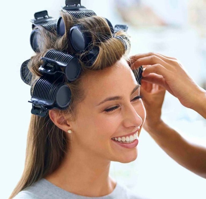 hot rollers for long hair