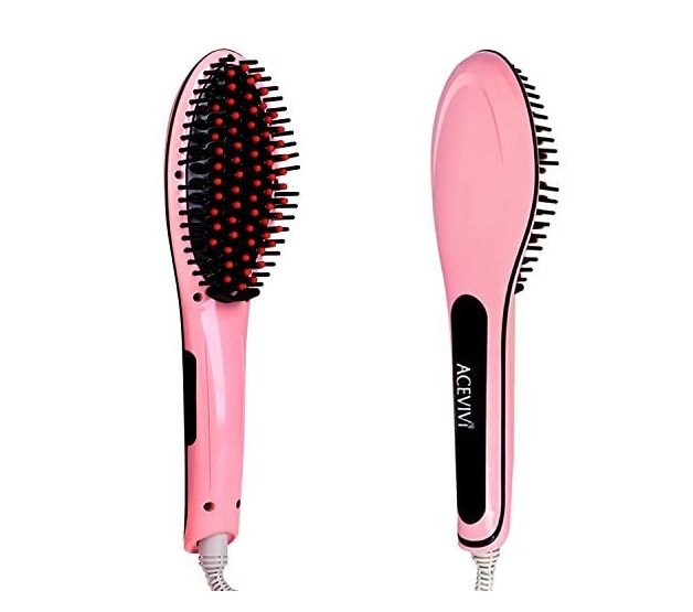 Acevivi Ceramic Hair Brush Straightener Review