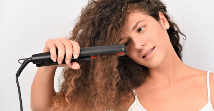 flat irons for thick curly hair