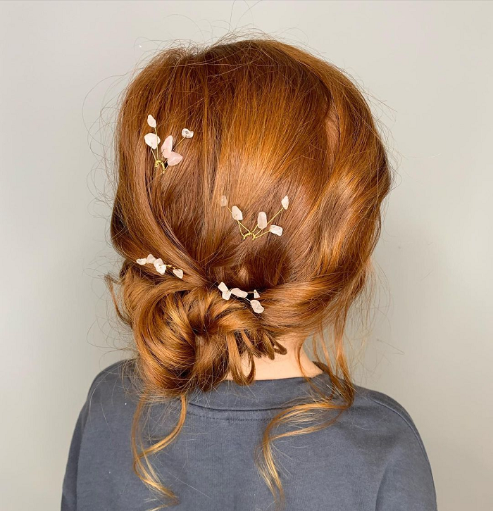 updo for fine hair