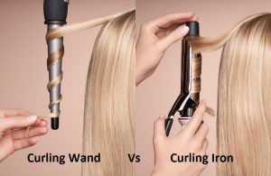 Difference Between Curling Wand and Curling Iron